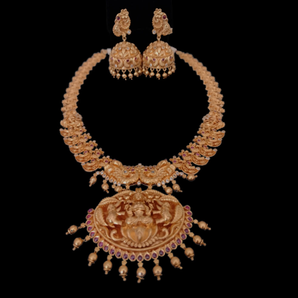 Sri Laxmi short necklace with earrings