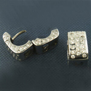 14Karat white gold designer earrings
