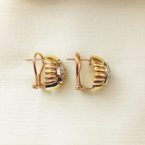 fancy earrings gold