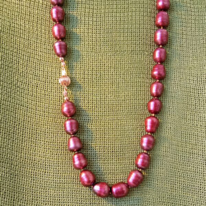 12mm Large chocolate colored freshwater pearls