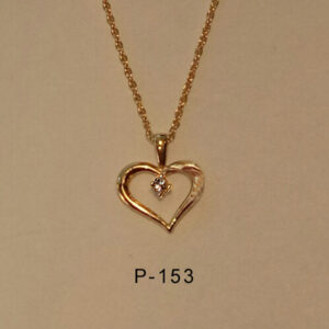 14Karat Heart shaped pendant