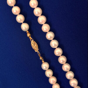 fresh water natural white pearl necklace