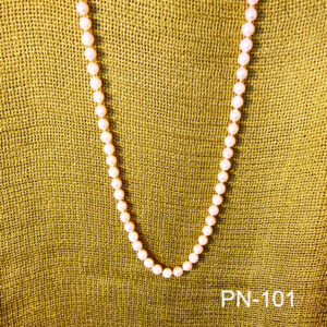 cultured round pearl 18″ necklace